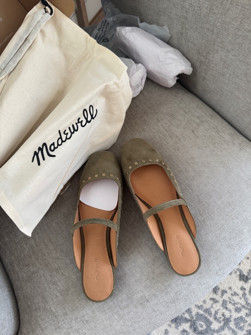 NIB Madewell The Greta Ballet Flat Mule - Picture 3 of 8